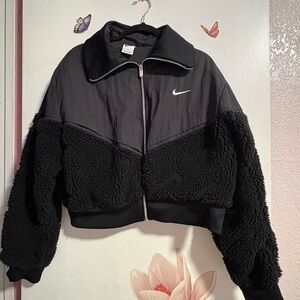 Nike Black Teddy Jacket